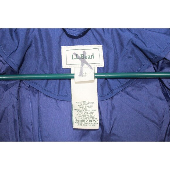LL Bean 650 Ultrawarm Winter Jacket Night Size XS Pet - Picture 6 of 9